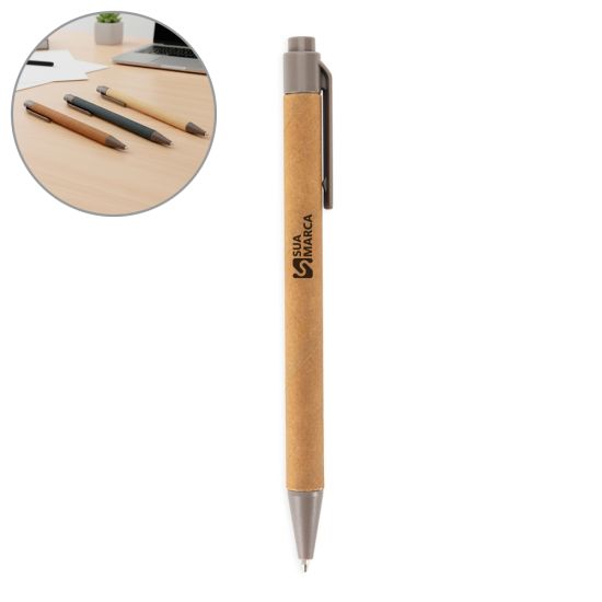 Caneta Ecológica Papelão