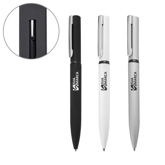 Caneta de Metal com Estojo