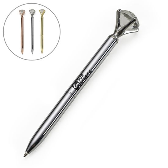 Caneta Metal Diamante