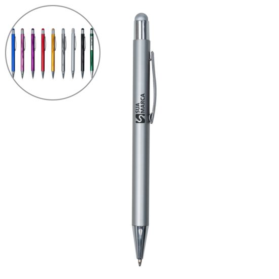 Caneta Metal Esferográfica Touch