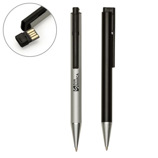 Caneta Metal Pen Drive 8GB
