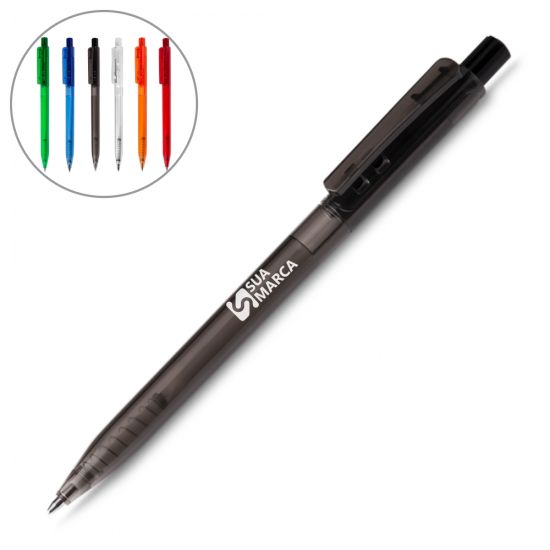 Caneta Plástica Retrátil