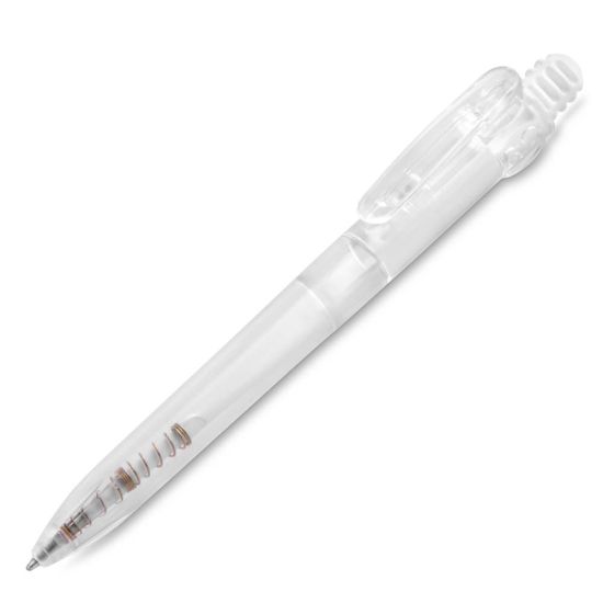Caneta Plástica Esferográfica Translúcida