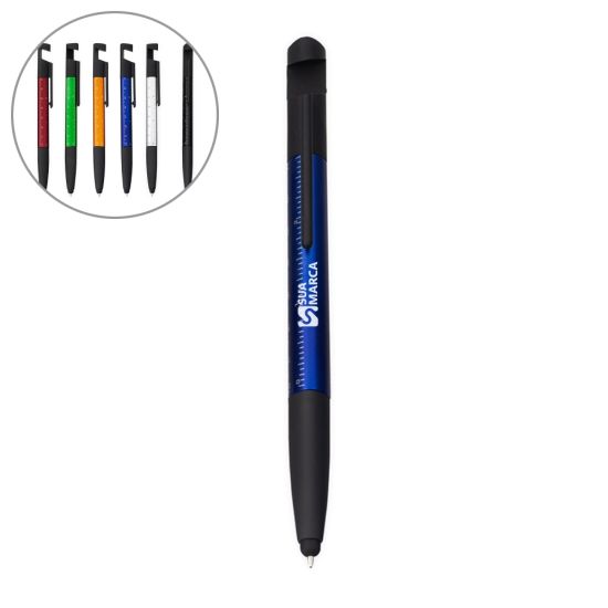 Caneta Plástica Multifunções