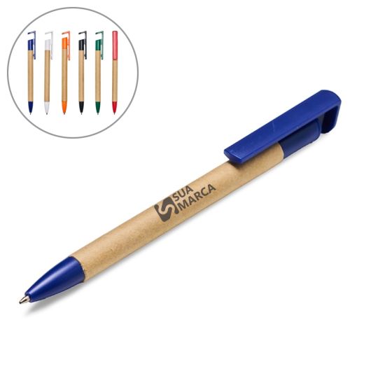 Caneta Ecológica com Suporte para Celular