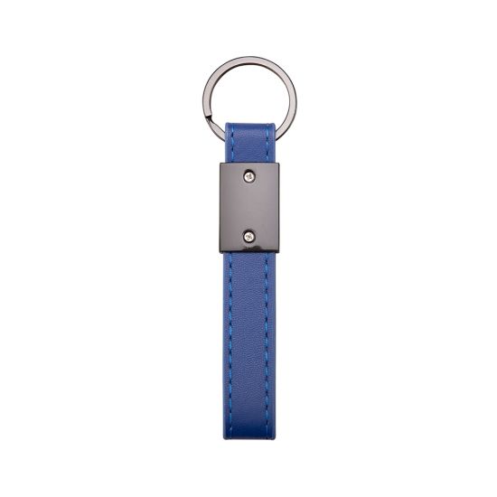 Chaveiro Metal com Couro Sintético