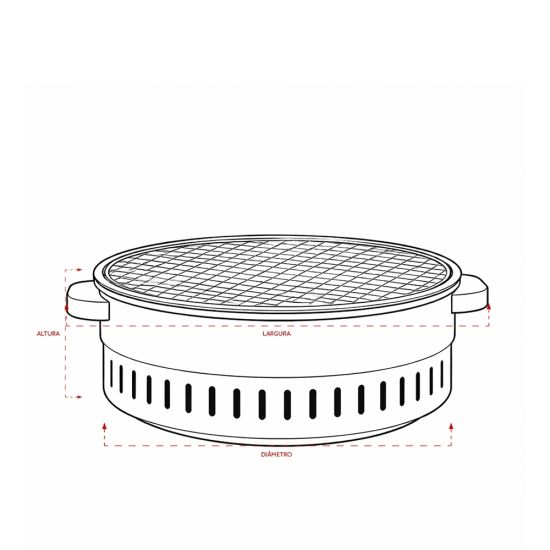 Churrasqueira Portátil