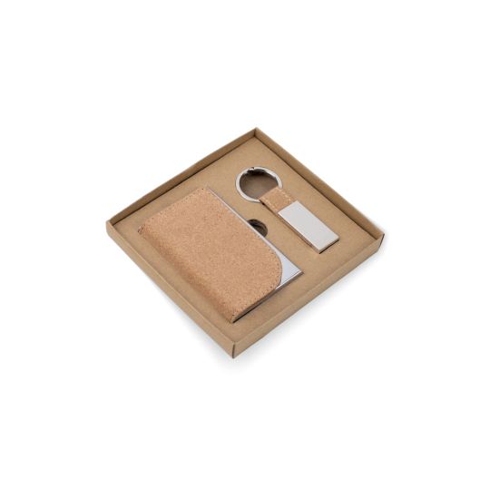 Conjunto Composto por um Porta-cartões e Chaveiro Cosling