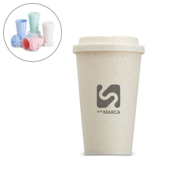 Copo Fibra de Bambu 450ml