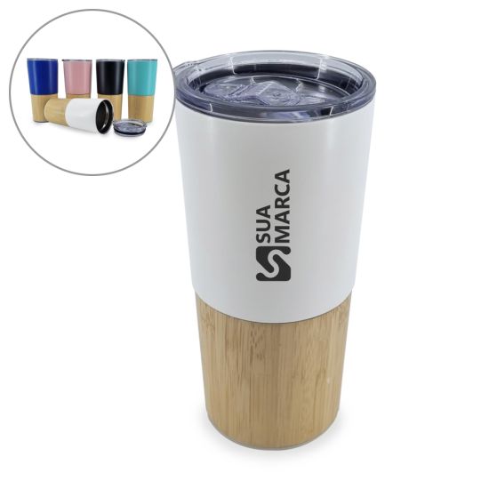 Copo Térmico Bambu 600ml