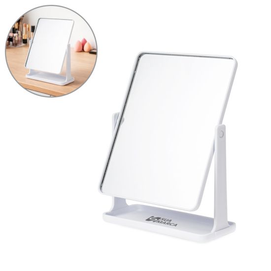 Espelho de Mesa Plástico