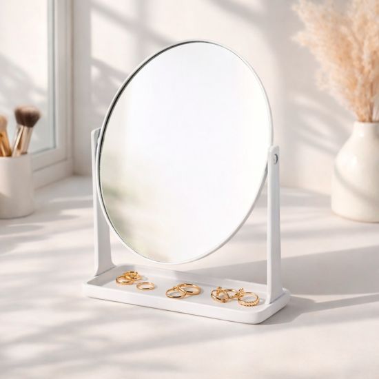 Espelho de Mesa Plástico