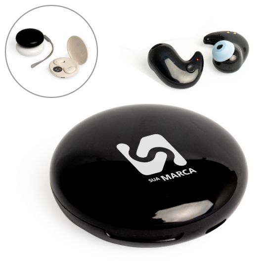Fone de Ouvido Bluetooth com Case Carregador