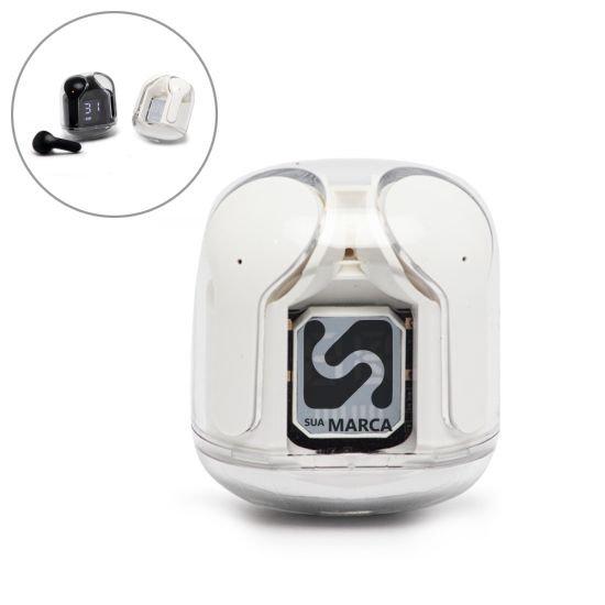 Fone de Ouvido Bluetooth com Case Carregador