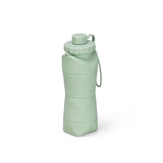 Garrafa Dobrável Silicone 600ml