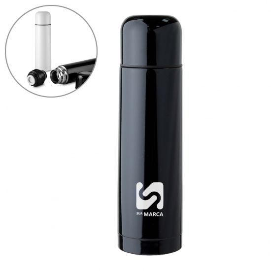 Garrafa de Aço Inox Parede Dupla 500ml