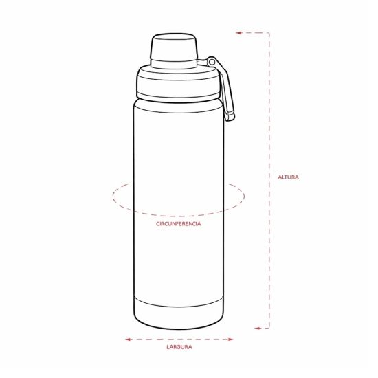 Garrafa Térmica 600ml