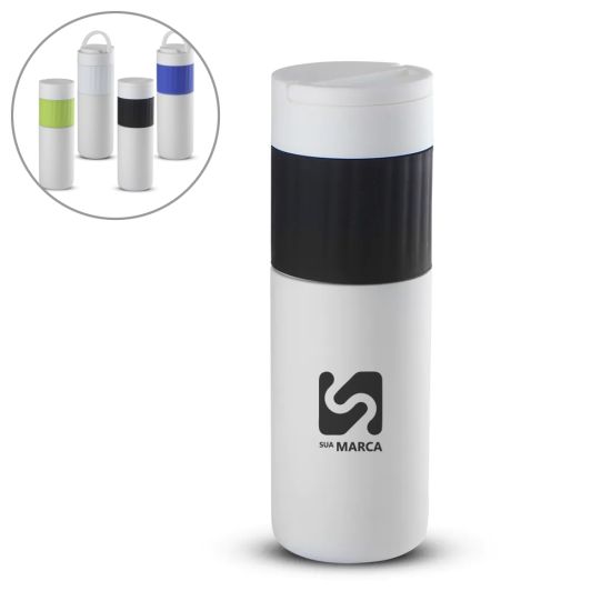 Garrafa Térmica 500ml com Suporte para Celular