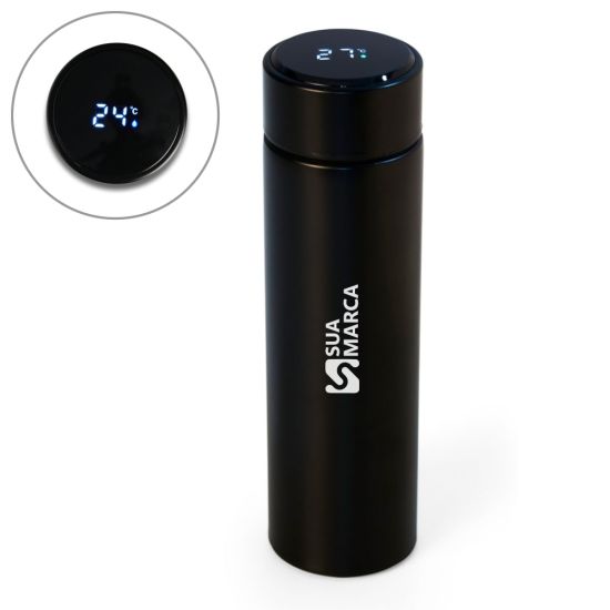 Garrafa Térmica 400ml com Display LED