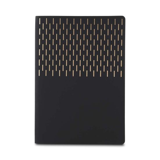 Kit Escritório Caderno Capa em PU e Caneta Metálica