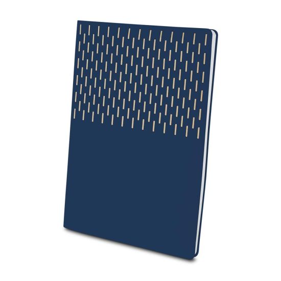 Kit Escritório Caderno Capa em PU e Caneta Metálica