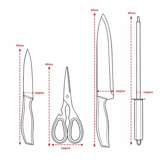 Kit Churrasco 4 Peças