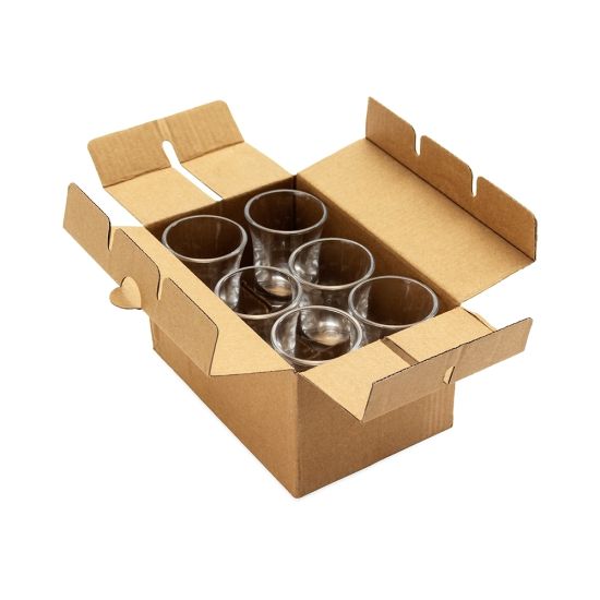 Kit Copo Vidro 30ml 6 Peças