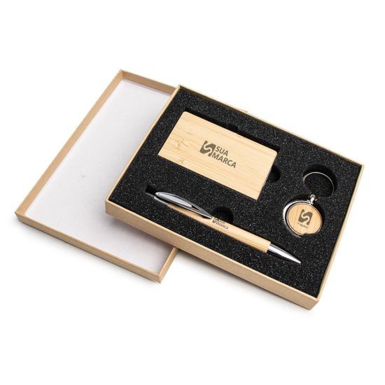 Kit Executivo Ecológico 3 Peças