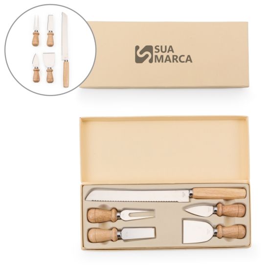 Kit Queijo 5 Peças