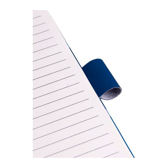 Caderneta Tipo Moleskine Grande em Wire-o Com Suporte de Caneta e Pauta