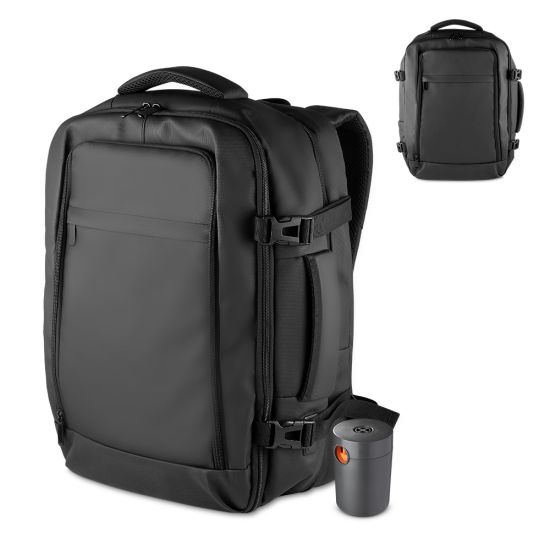 Mochila com Compartimento a Vácuo e Expansor