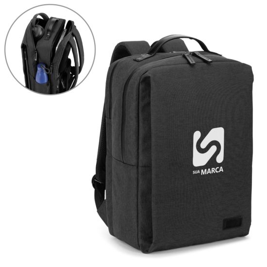 Mochila para Notebook (17.3") em Poliéster Reciclado de Alta Densidade 600D (20L)