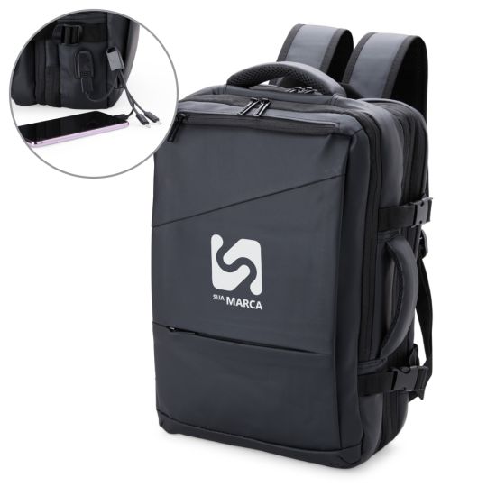 Mochila de Couro Sintético 36 Litros