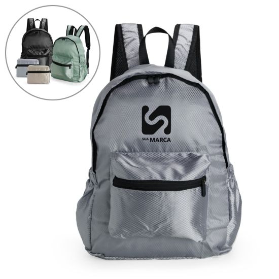 Mochila Dobrável Poliéster 18L