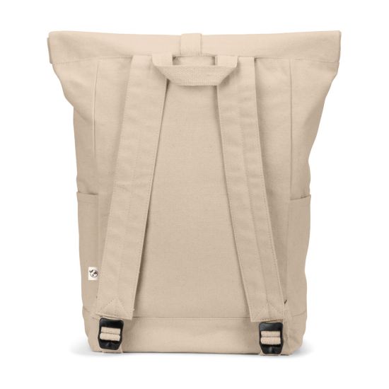 Mochila "Roll Top" em Algodão Reciclado e Poliéster Reciclado (380 g/m²) - SAINT