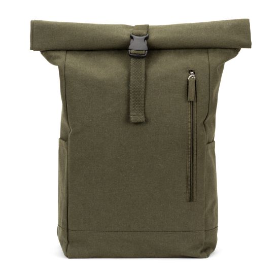 Mochila "Roll Top" em Algodão Reciclado e Poliéster Reciclado (380 g/m²) - SAINT