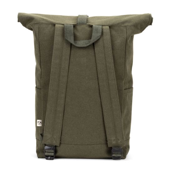 Mochila "Roll Top" em Algodão Reciclado e Poliéster Reciclado (380 g/m²) - SAINT