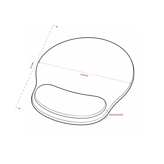 Mouse Pad Ergonômico