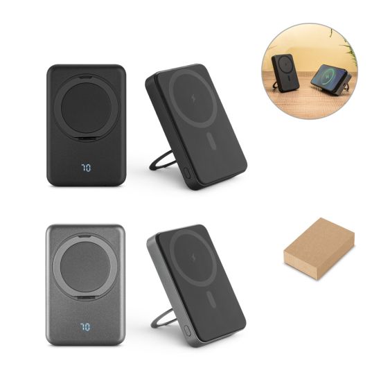 Bateria Portátil Magnética em ABS 100% Reciclado Warshel 10