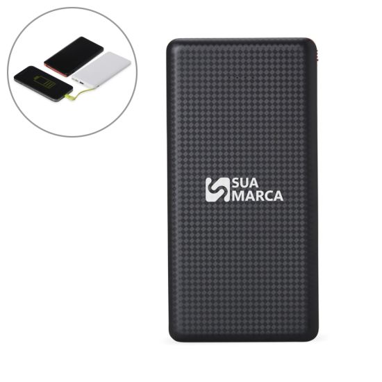 Power Bank 10.000mAh com Indicador LED