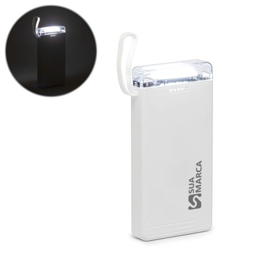 Power Bank 10.000mAh com Lanterna e Multissaídas