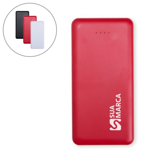 Power Bank 10.000mAh com Indicador LED