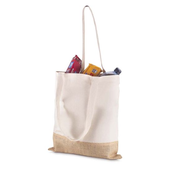 Sacola em Algodão e Juta