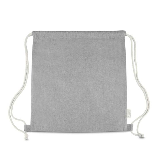 Sacola/Mochila em algodão mescla reciclado 140g/m²
