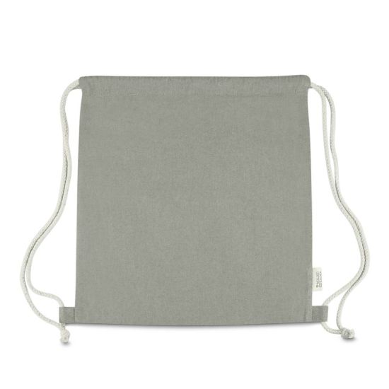 Sacola/Mochila em algodão mescla reciclado 140g/m²