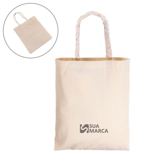 Mini Sacola de Algodão