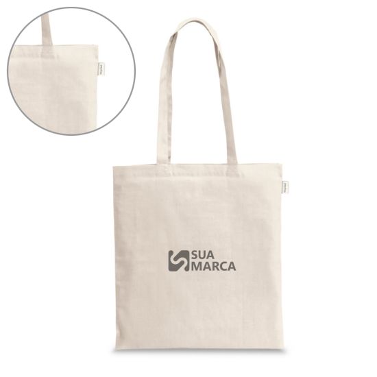 Sacola em 100% algodão reciclado