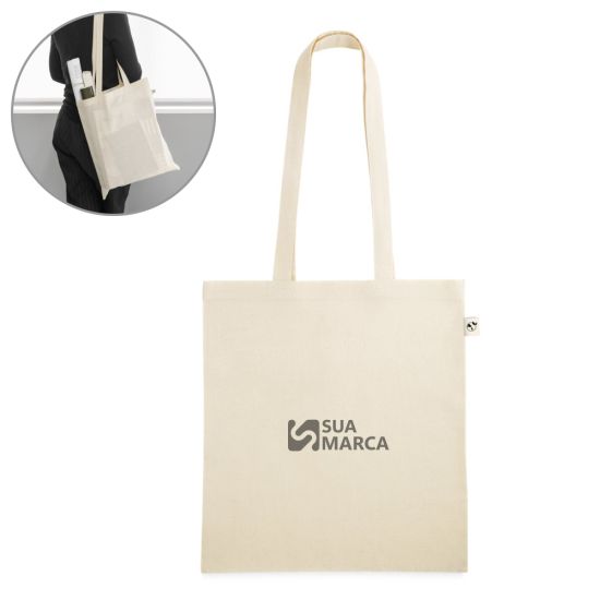 Sacola 100% Algodão Orgânico Leon