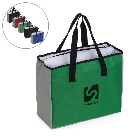 Sacola Poliéster 25L com Bolso Térmico