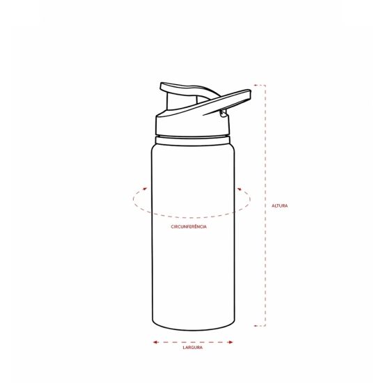 Squeeze Alumínio 650ml
